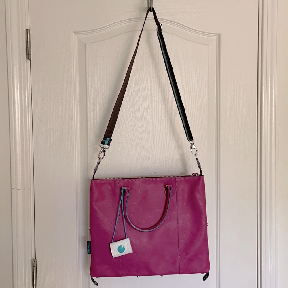 Gabs pink star convertible bag
